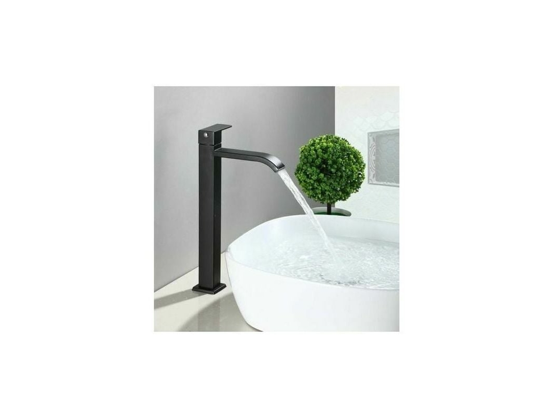 Misturador De Lavatório, Torneira De Cascata Ajustável Para Banheiro Com Água Quente E Fria
