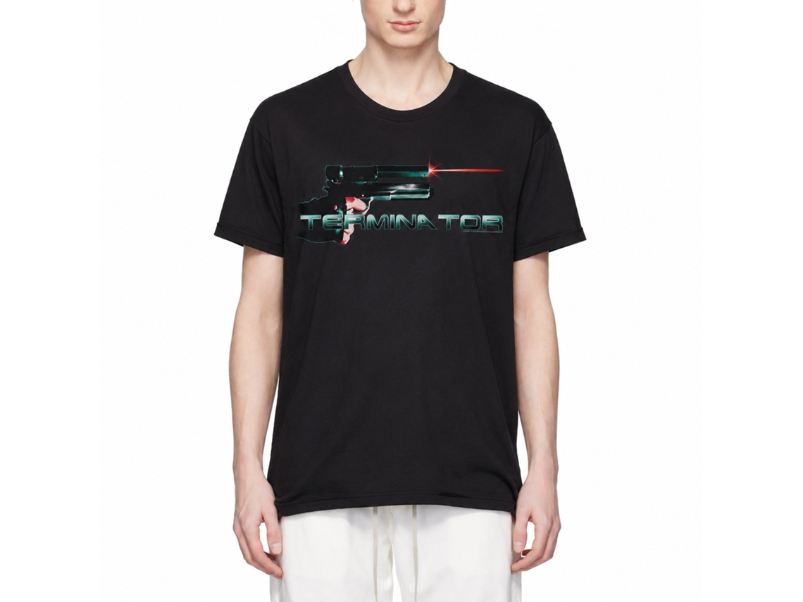 Rockinstone Terminator Blam Black Adult T-shirt Size:s