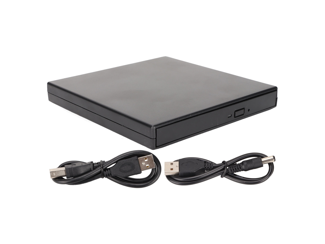 Lurelia Leitor Dvd Externo Usb 2.0, Unidade Cd/dvd Portátil De Baixo Ruído Para Laptop E Pc