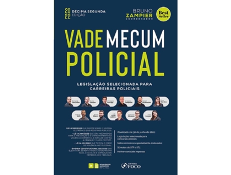 Livro Vade Mecum Policial - Legislação Selecionada Para Carreiras Policiais - 12 A Ed - 2022 de Fernandes e Bernardo Gonçalves (Português - Capa Dura)