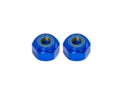 Vermelho 2pcs Peças Atualização Conector Hexagonal Rolamento Roda Dianteira Liga Alumínio 12mm Tamiya Dt03 1/10 Carro Rc MDUG