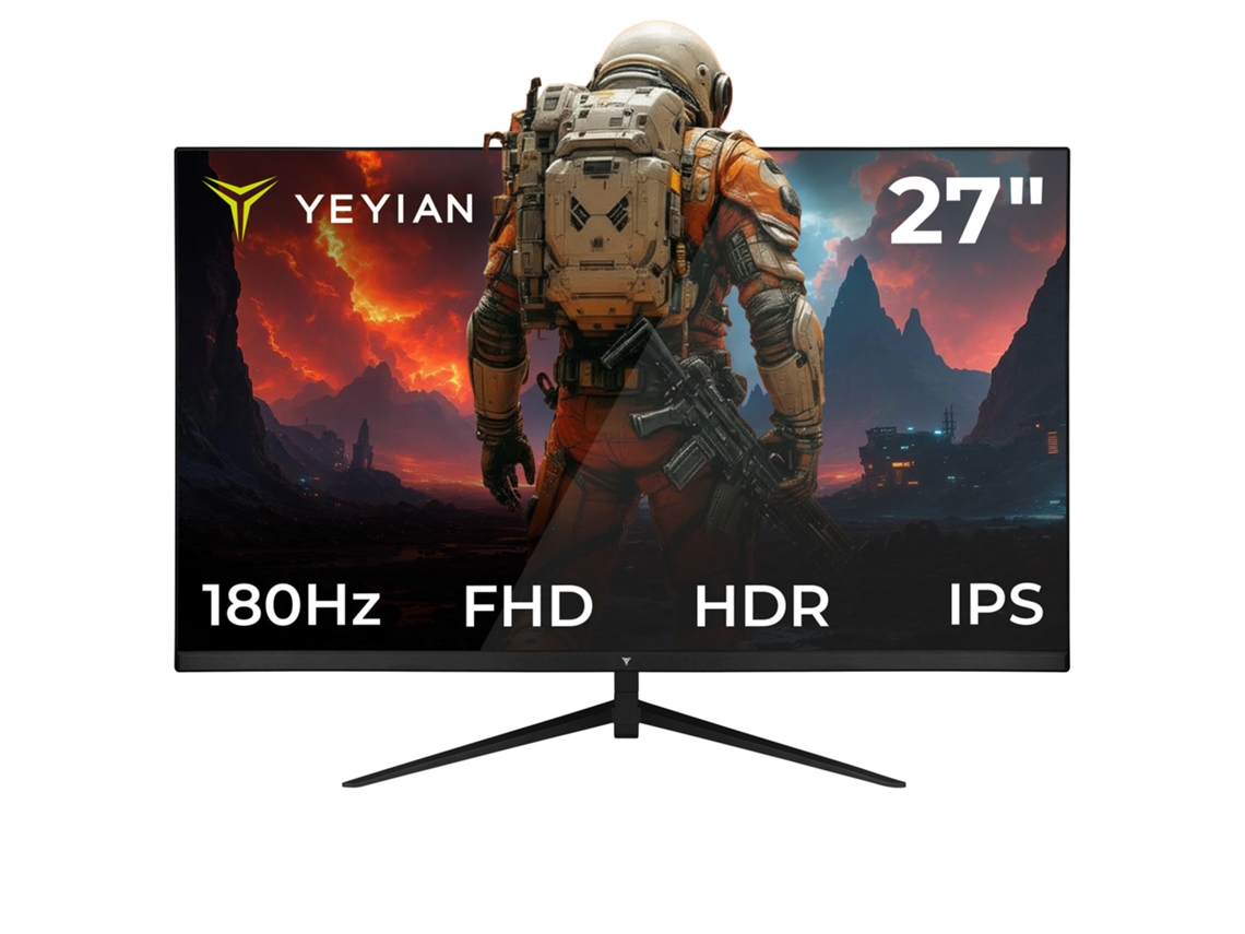 Monitor Gamer Yeyian Elysium27 Com Painel Fast Ips