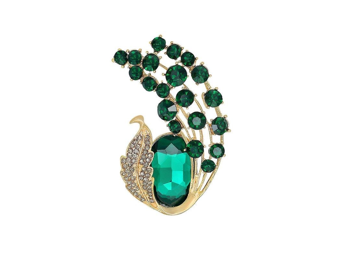 2026 broche de Forma Irregular com Piedras Rhinestones Brillantes para Traje, Bufanda Ou Pañuelo de Mulher