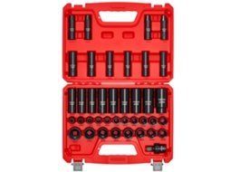 Conjunto De Chaves De Impacto 12,7 Mm Métrico 9 A 27 Mm,30 Mm 39 Unidades Vevor