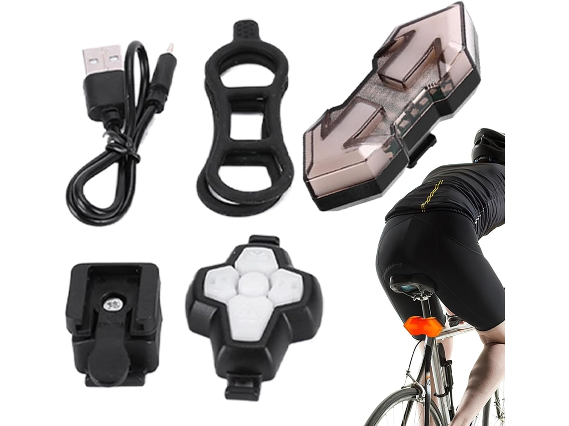 Traseira Para Bicicleta, 5 Modos, Super Brilhante, À Prova Dágua, Recarregável | Traseira Para Gokoco