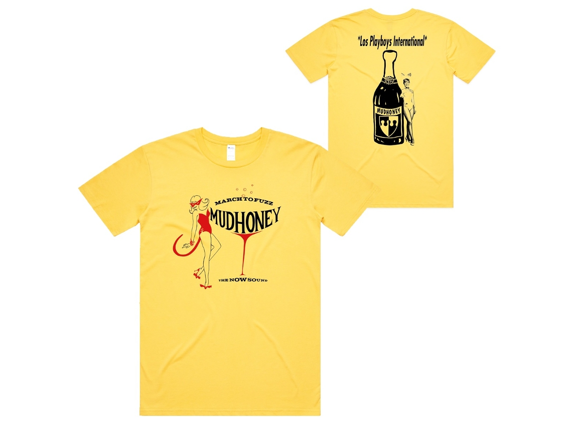 Mudhoney Los Playboys T shirt ROCKINSTONE Unisex Adults Best Sellers Size:xl