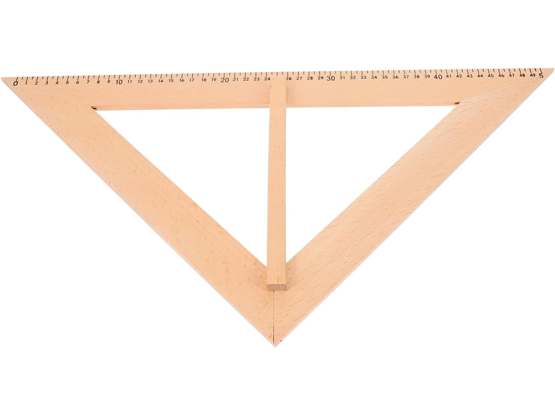 Lurelia Esquadro Madeira Para Desenho Técnico E Geometria