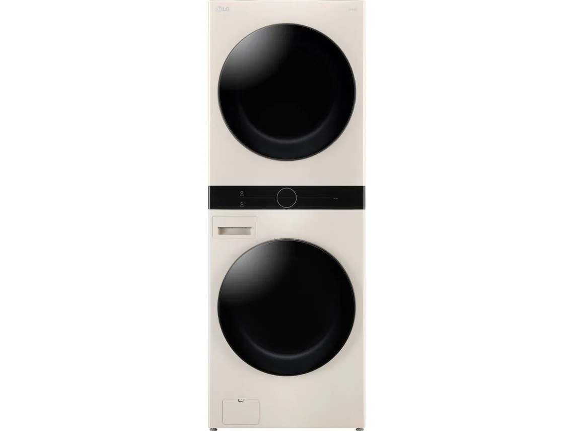 Máquina de Lavar e Secar Roupa LG WashTower WT1210EEF (12/10 kg - 1400 rpm - Bege)