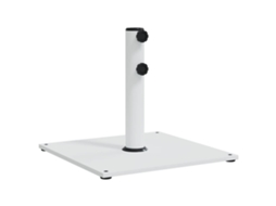 Parasol Base, Parasol Bases Vidaxl Branco Aço (n/a)