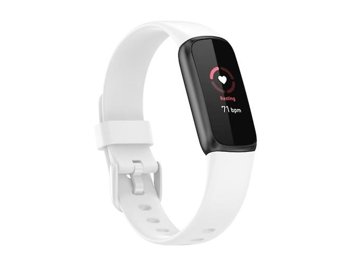 Lurelia Pulseira De Relógio Silicone Branca, Compatível Com Fitbit Luxe