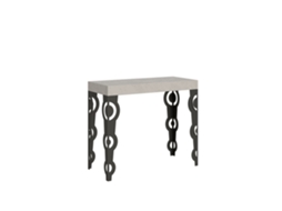 Mesa De Console Extensível Karamay Small Premium Cashmere 90x40/196 Cm Itamoby