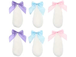 Presilhas de cabelo decorativas com laço, conjunto de 3 pares.