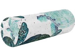 Almofada Cilíndrica para Ioga e Meditação Capa Ideal Viagens, Casa Escritório