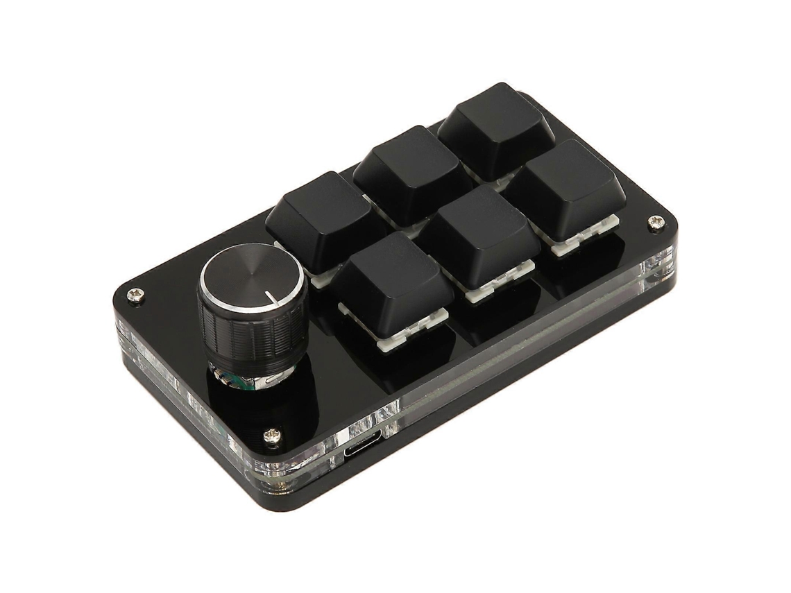 Mini Teclado Numérico De 6 Teclas Com Botão, Teclado Numérico Programável Usb Para Jogos, Escritório, Osu Ly Ebike
