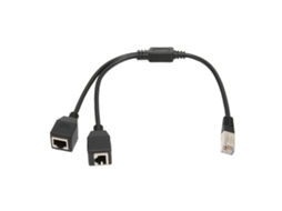 Aetheria cabo Divisor Ethernet Rj45 Cat5 1 Macho para 2 Fêmeas Transmissão Estável