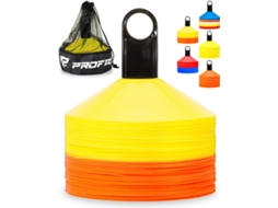 Conjunto De 50 Cones De Futebol Com Bolsa E Suporte Para Treino, Futebol, Crianças, Desportos, Marcadores Para Campo