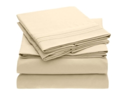 2026 conjunto de Sábanas para Cama Twin Niños Suaves Resistentes Arrugas Manchas Beige 3 Piezas