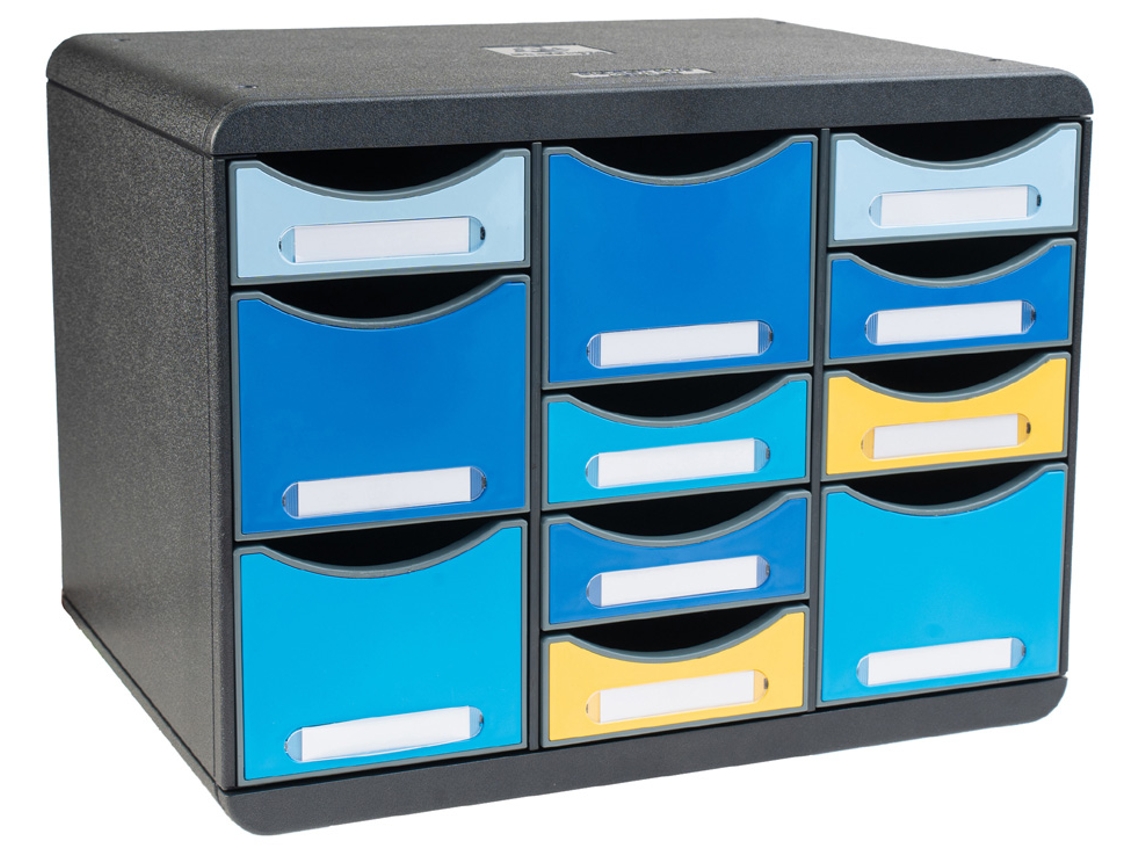 Caixa de Gaveta EXACOMPTA Store-Box Multi Bee Blue 11 Gavetas
