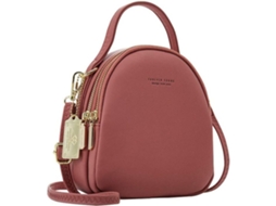 Mochila Pequena de Ombro Cor de Pêssego