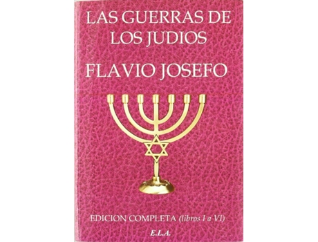 Livro Las Guerras De Los Judíos de Flavio Josefo (Espanhol)