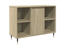 Bathroom Cabinet, Bathroom Cabinets Vidaxl Marrom Madeira Processada