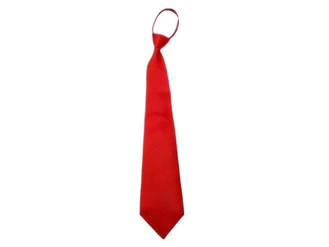 2026 corbata de Seguridad Clip On Negra para Homens Mulheres Porteiro Mestre de Cerimônias Mate Acessório Funeral Poliéster Cremallera