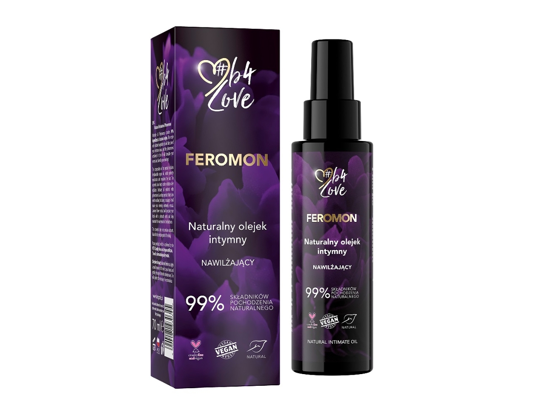 Oleje Intimos Naturais 4organic B4love Com Feromonas, 70ml