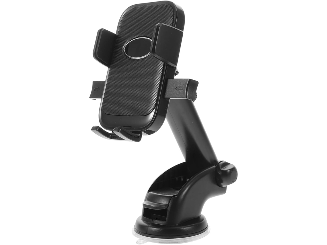 Suporte Multifuncional Giratório E Retrátil Para Celular No Carro.