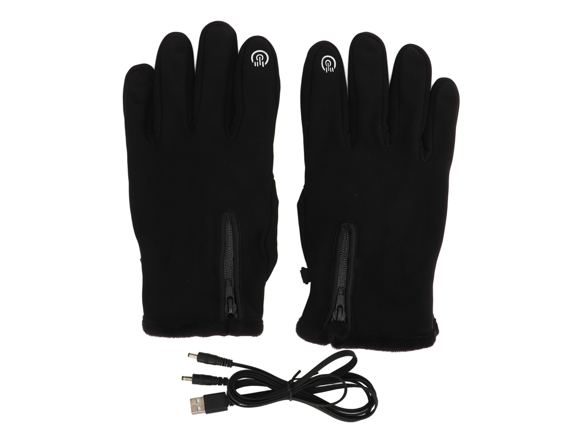 Luva Aquecida USB para Ciclismo com Fleece S/MARCA