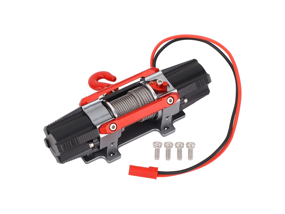 Guindaste de Motor Duplo Elétrico Cnc para Carro Rc 1/10 1/8 Modelo de Força | S/MARCA