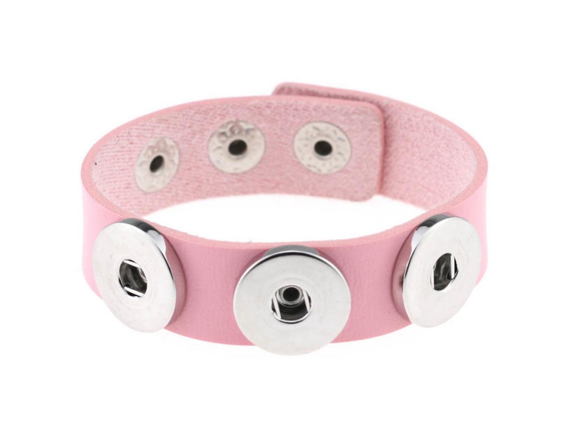 Pulseira Ajustável Com Botão De Pressão