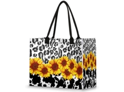 Bolsa de Ombro Grande Tropicallife com Estampa Leopardo 42 X 17 33 Cm Leopa Designs S/MARCA