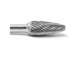 1Pc Corte Duplo Carboneto de Tungstênio Rebarba Ferramenta de Corte Morrer Moedor Bit 1/4 Polegada Haste #1