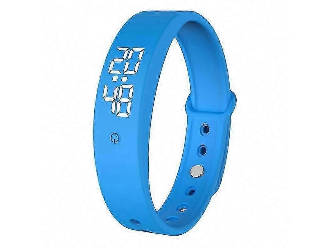 Pulseira Inteligente V9 Com Monitor De Temperatura Corporal, Termômetro E Alarme Vibratório Para Monitoramento Da Saúde.