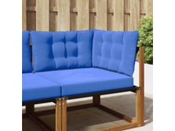 Vidaxl Almofada Para Sofá Externo Poliéster Azul Royal 68,5 X 68,5 Cm