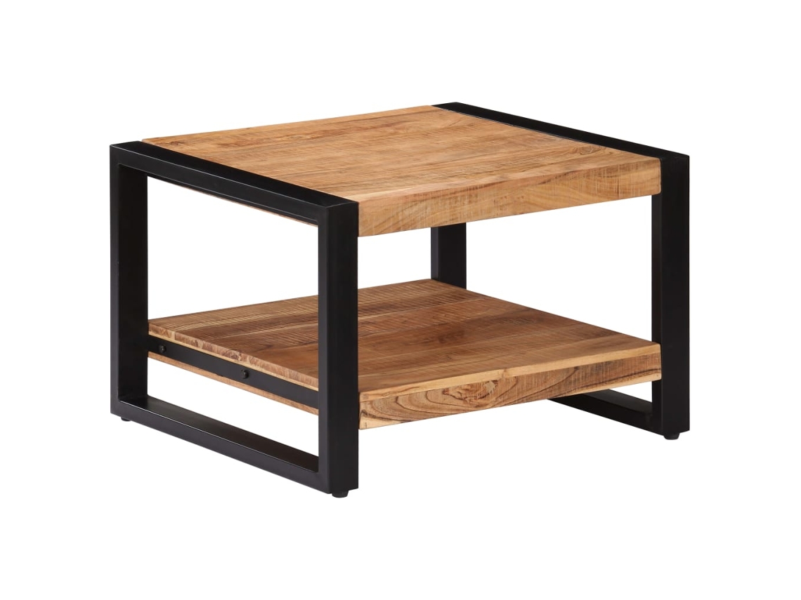 Vidaxl Mesa De Centro 60x60x40 Cm Madeira De Acácia Maciça