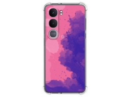 Capa Tumundosmartphone De Silicone Resistente A Impactos Para Vivo Y31 5g / Y21d Com Estampa Em Aquarela 7 Desenhos