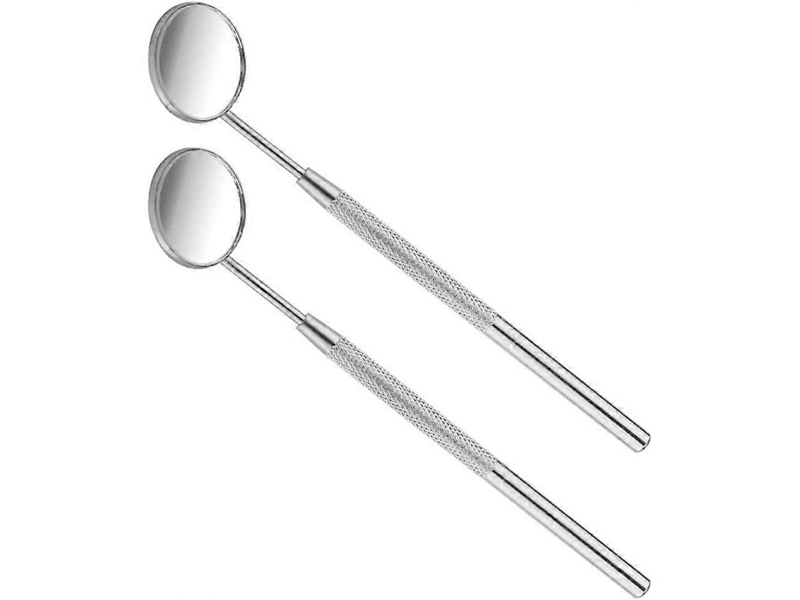 2 Espelhos Desmontáveis de Aço Inoxidável para Extensões de Pestanas | S/MARCA