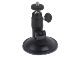 Universal Adjustable Alloy And Plastic Incar Suction Cup Mounting Adapter Base Accessory LAXISCREED (black )