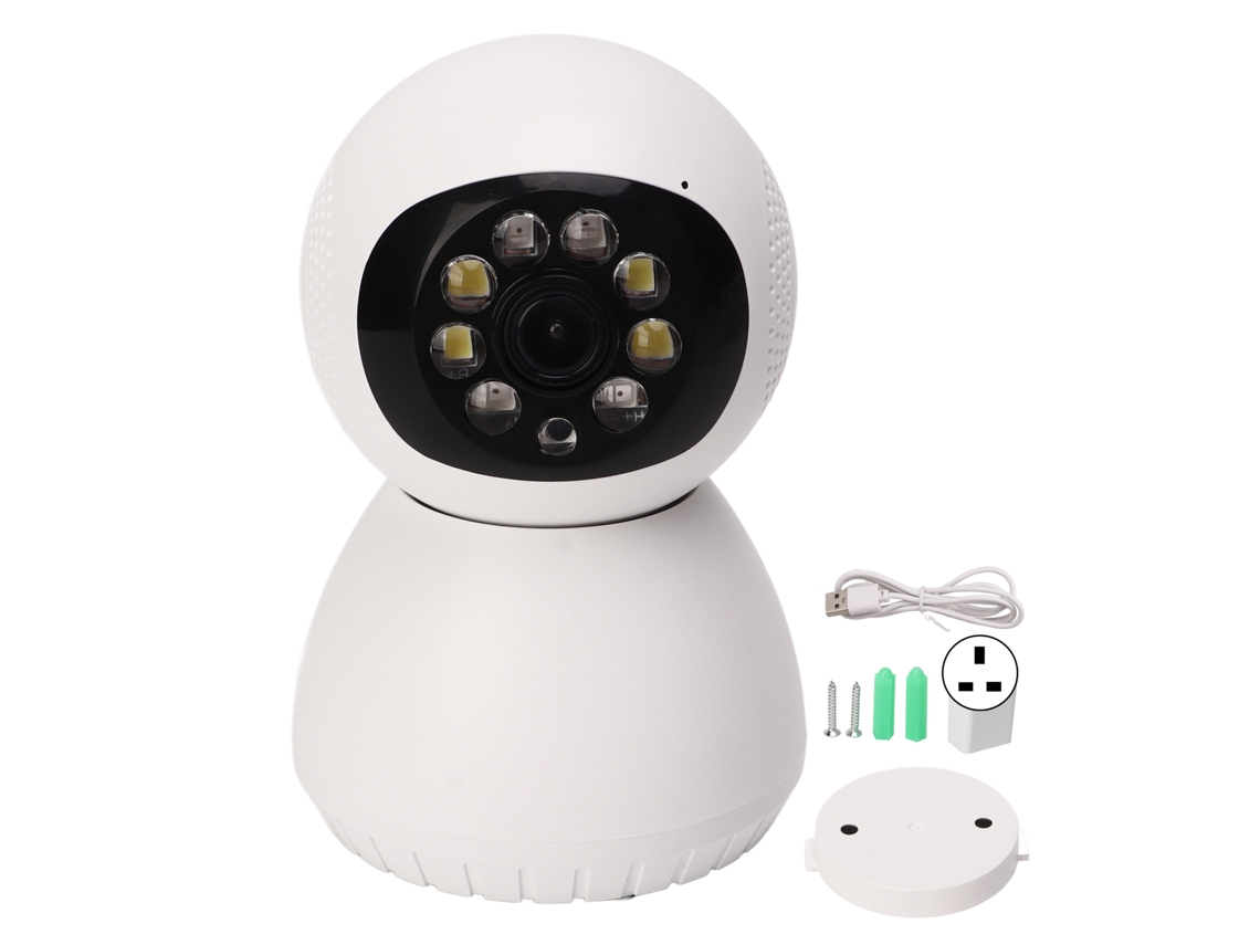 Câmara De Segurança Com Wifi, Detecção Inteligente De Movimento E Voz Intercomunicador