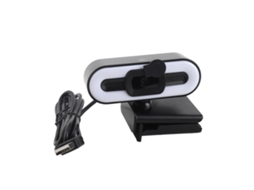 Webcam 4k Com Microfone Luz De Preenchimento Super Brilhante Beleza Automática Câmera Usb Para Pc