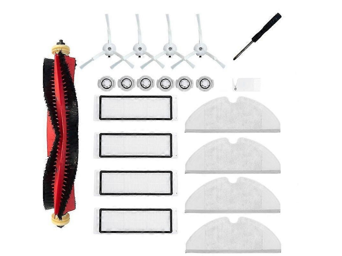 Replacement Accessory Set Mop Cloths Rags Roller Main Brush Hepa Filter F_glo