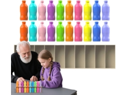 Jogo Da Memória: Combinando As Cores Das Garrafas