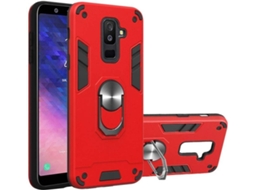 Capa Samsung Galaxy A6 Plus 2018 HONGWE. Robusta Vermelho