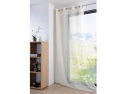Cortina Transparente Jateada 135X260 Cm Monna Ecru