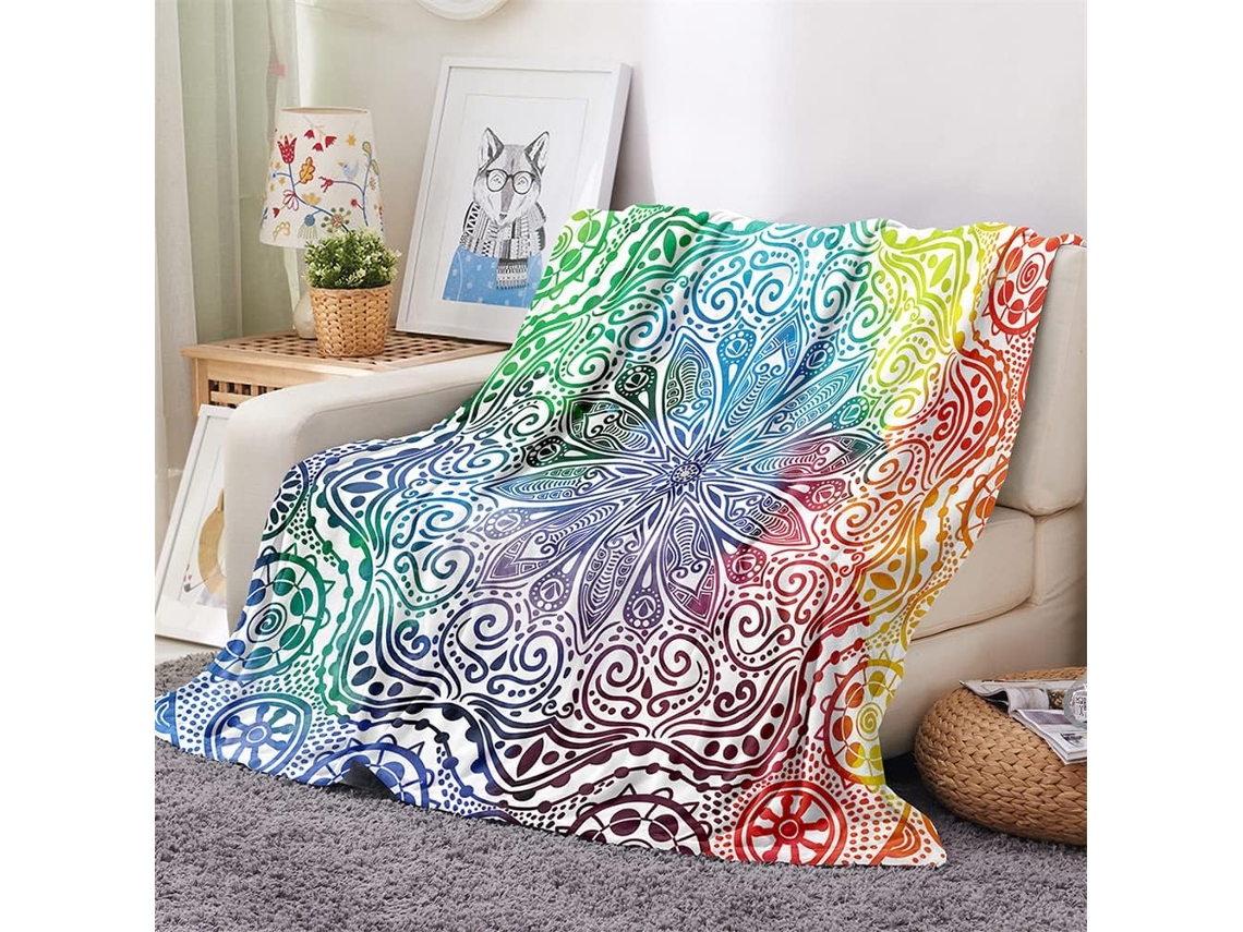 Manta de Flanela Fansu Estampa 3d Quente e Macia em Microfibra Ideal para o Inverno Perfeita Cama Ou Sofá Adeq