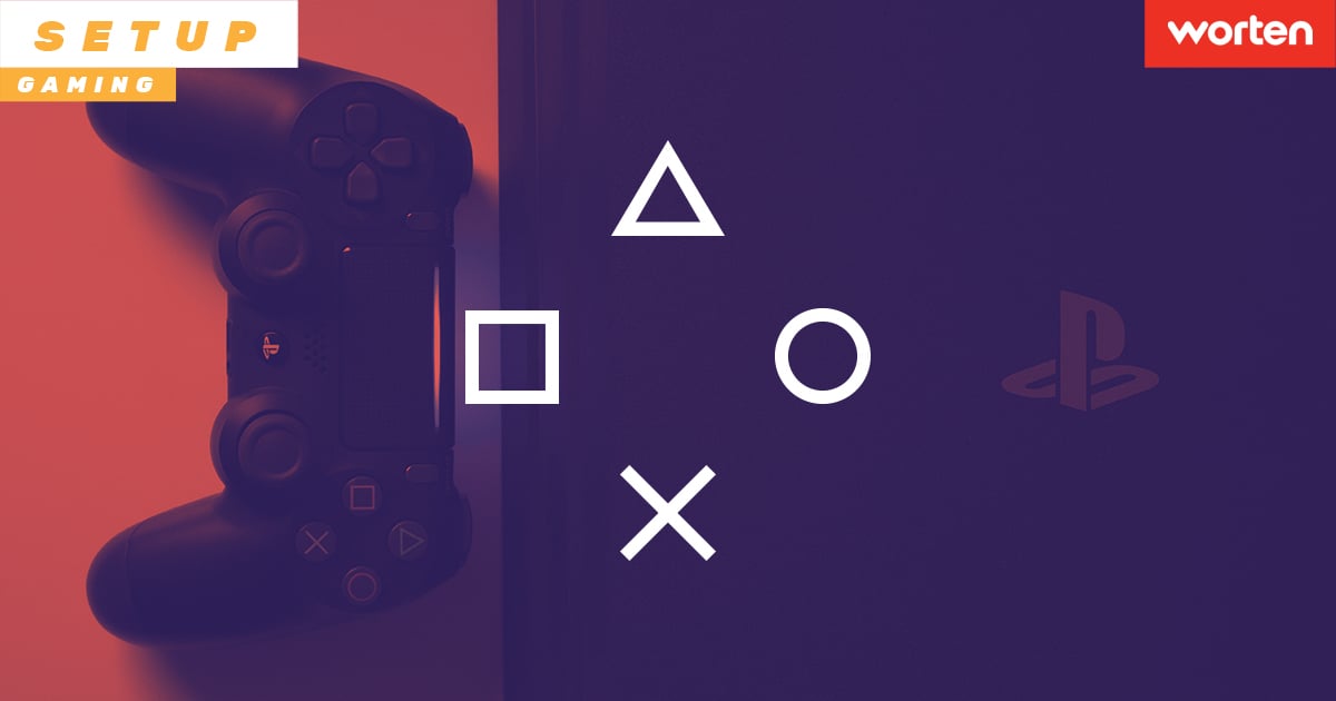 botões do comando da PlayStation