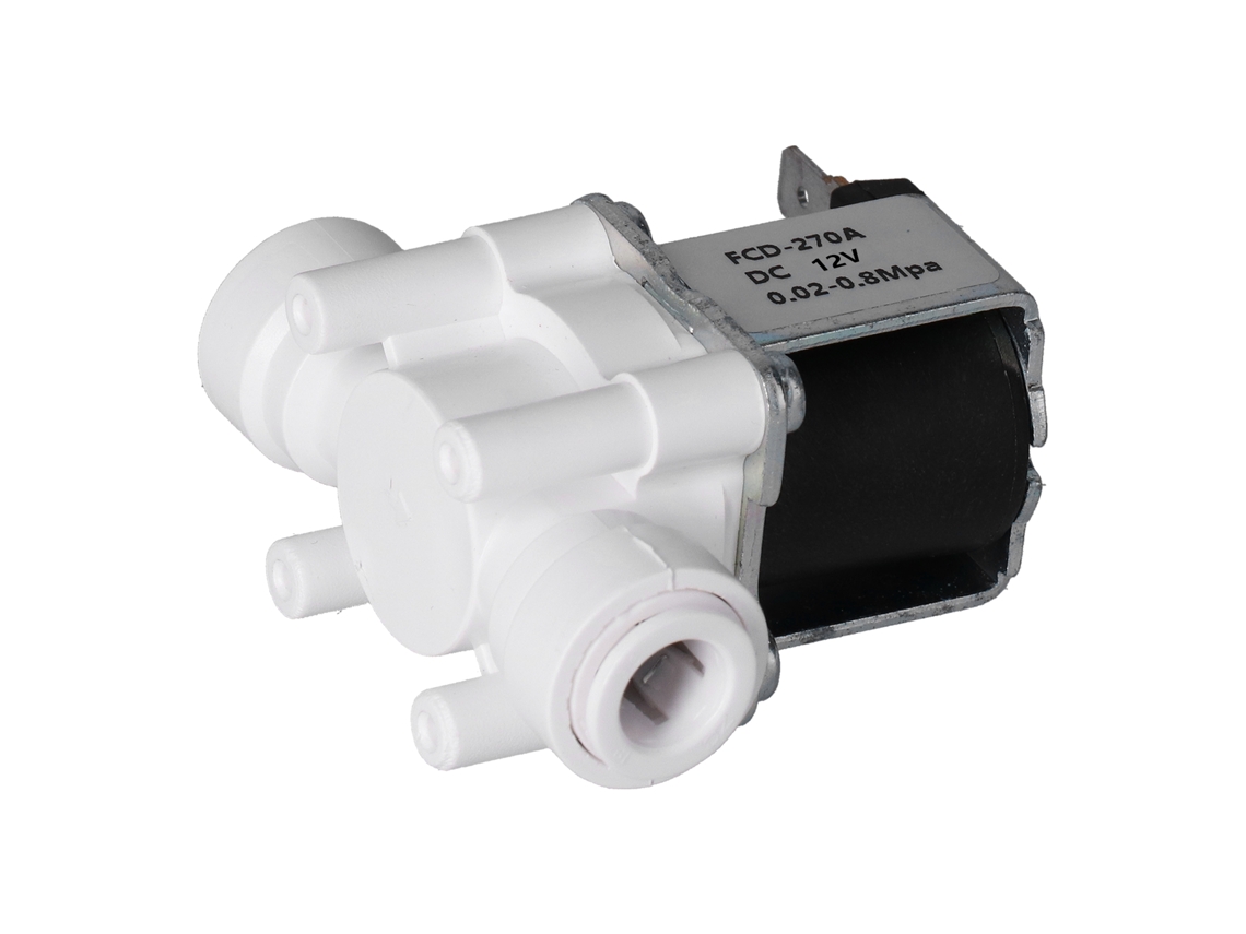 Válvula Elétrica De Plástico Laxiscreed 3/8" Com Conexão Rápida, Fecho Normal Fechado
