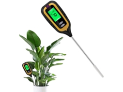 Medidor De Umidade Para Plantas, Monitor Água 4em 1-jardinagem Com Testador Luz, Ph E Temperatura Uso Interno