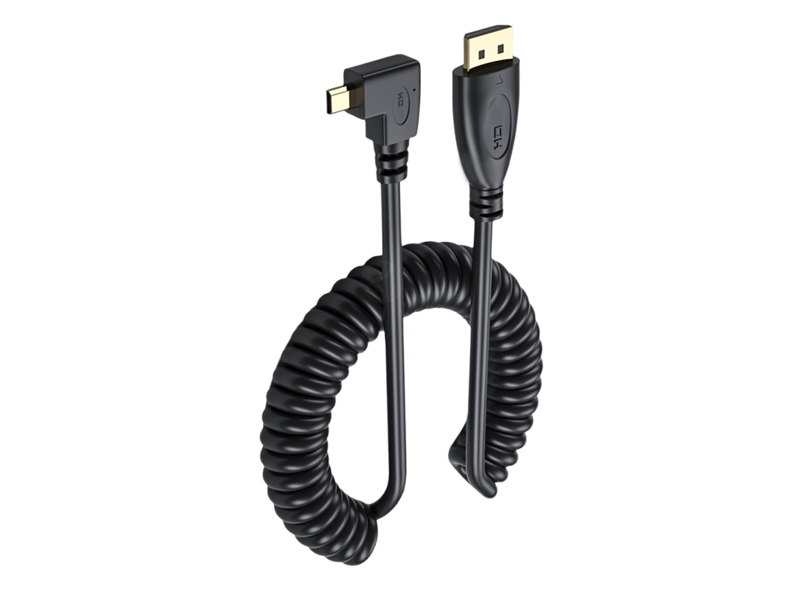 Cabo Espiral para Porta Hdtv 4k 60hz AQUAFORGE